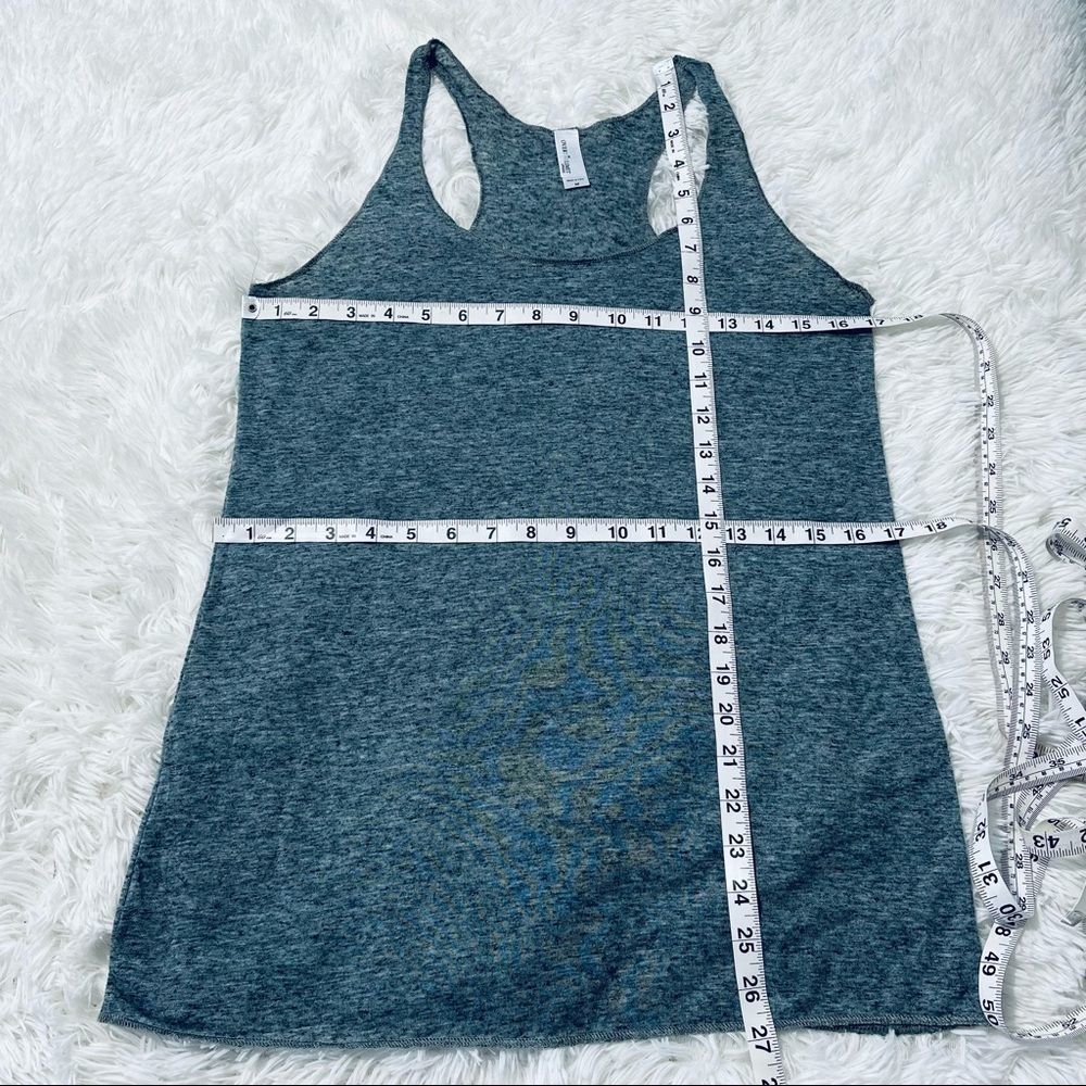 NWOT Over the Limit Gray Racerback Tank Top - Picture 12 of 13